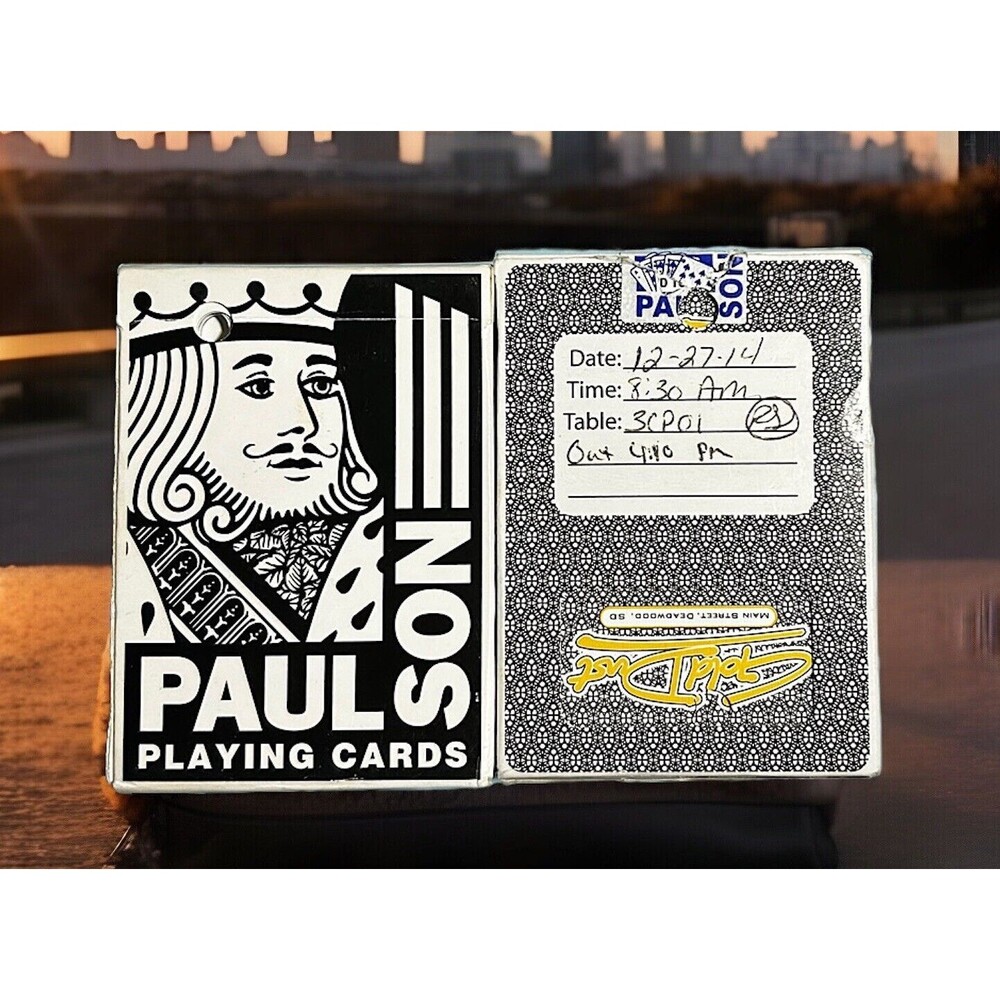 GOLD  DUST Deadwood Casino Playing Cards-Deadwood Dakota Territory Retired